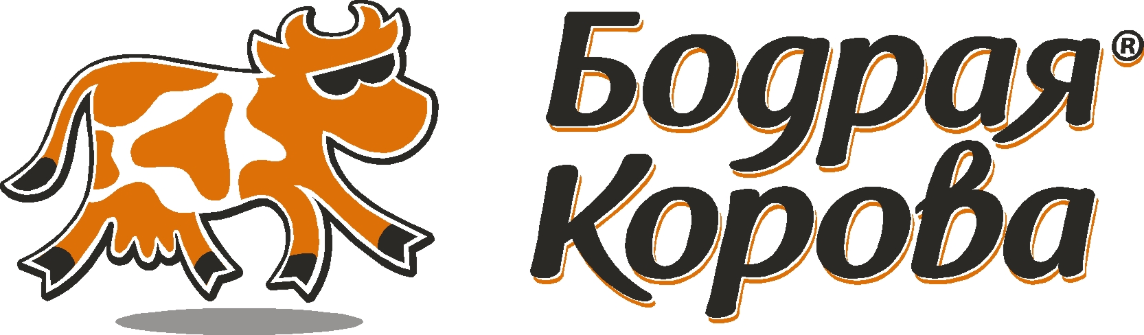 логотип Бодрая Корова