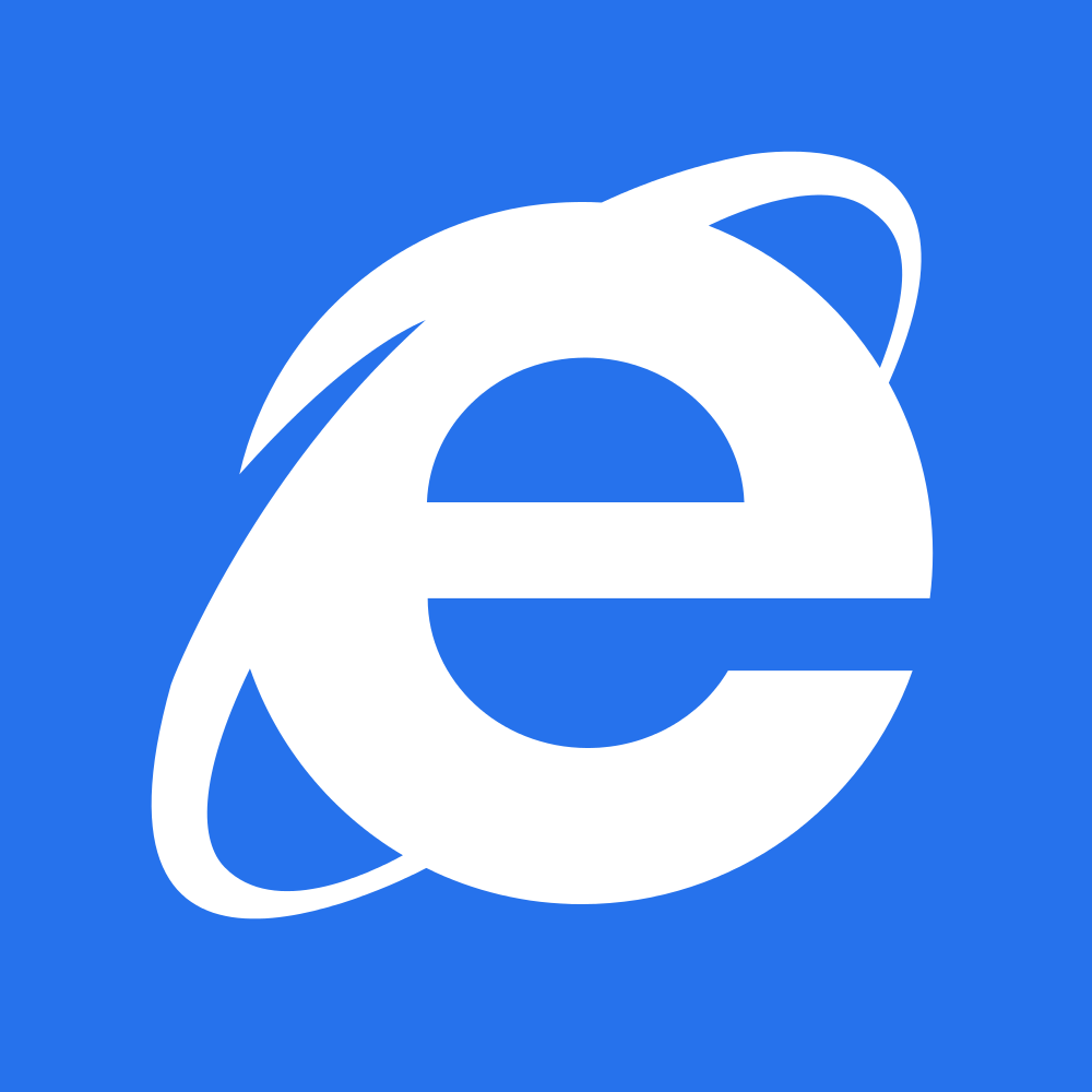 логотип Internet Explorer